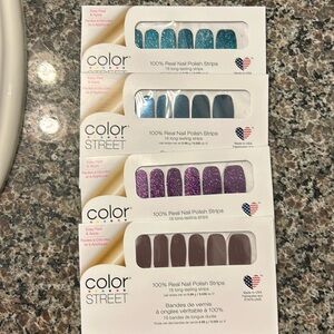 Lot of 4 brand New Color Street Nail wraps